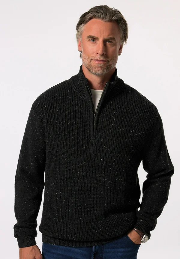 Strickpullover - charcoal gray melange