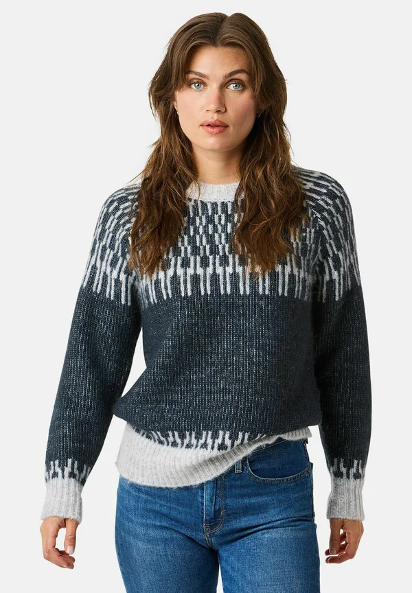 Strickpullover - charcoal melange