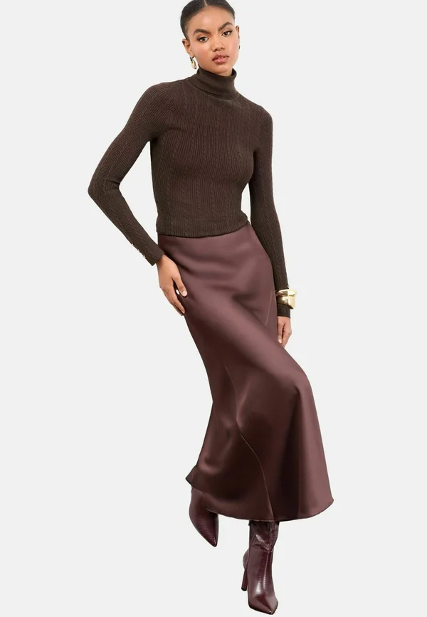 Strickpullover - chocolate brown