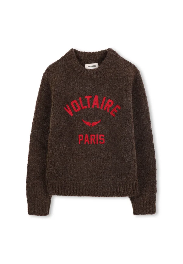 Strickpullover - chocolate brown