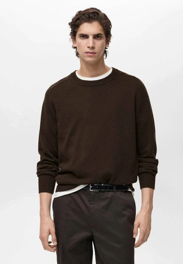 Strickpullover - chocolate
