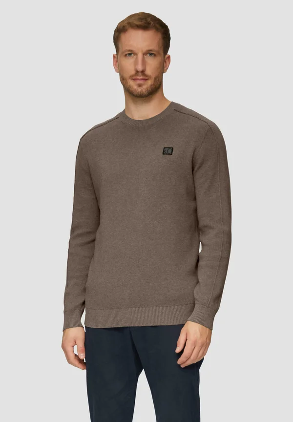 Strickpullover - cognac