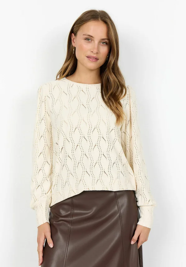 Strickpullover - cream