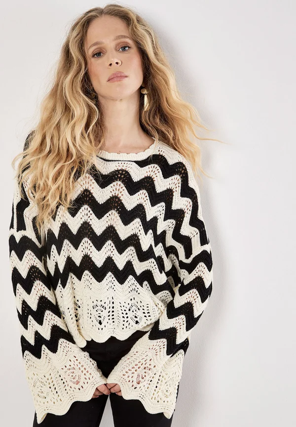 Strickpullover - cream