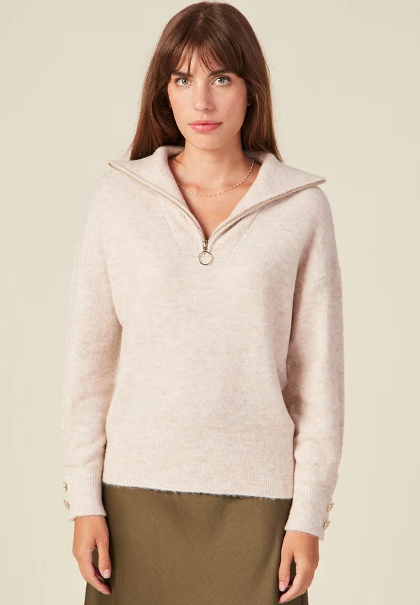 Strickpullover - creme