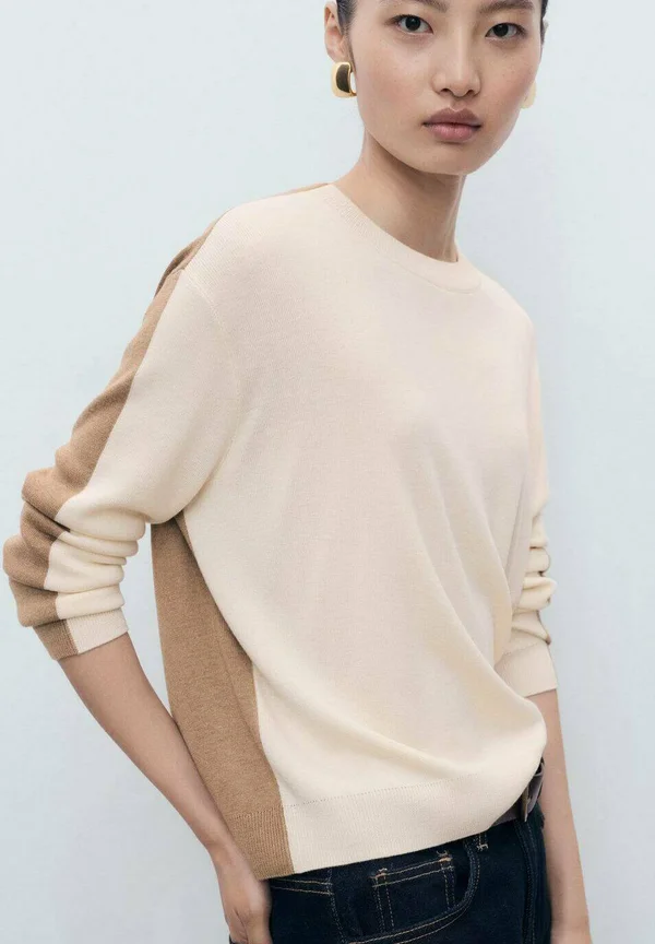 Strickpullover - écru