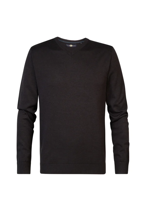 Strickpullover - dark black