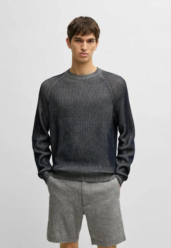 Strickpullover - dark blue four