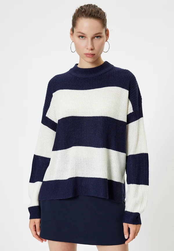 Strickpullover - dark blue