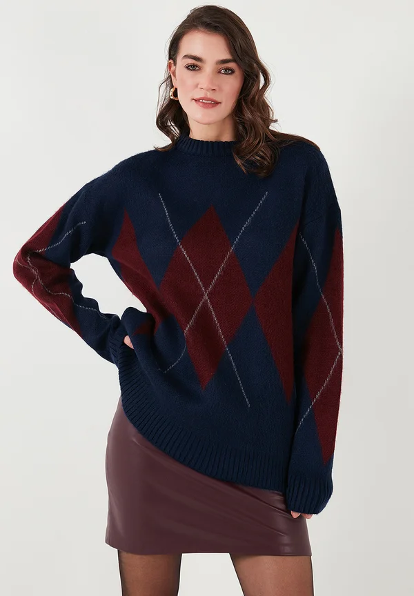 Strickpullover - dark blue