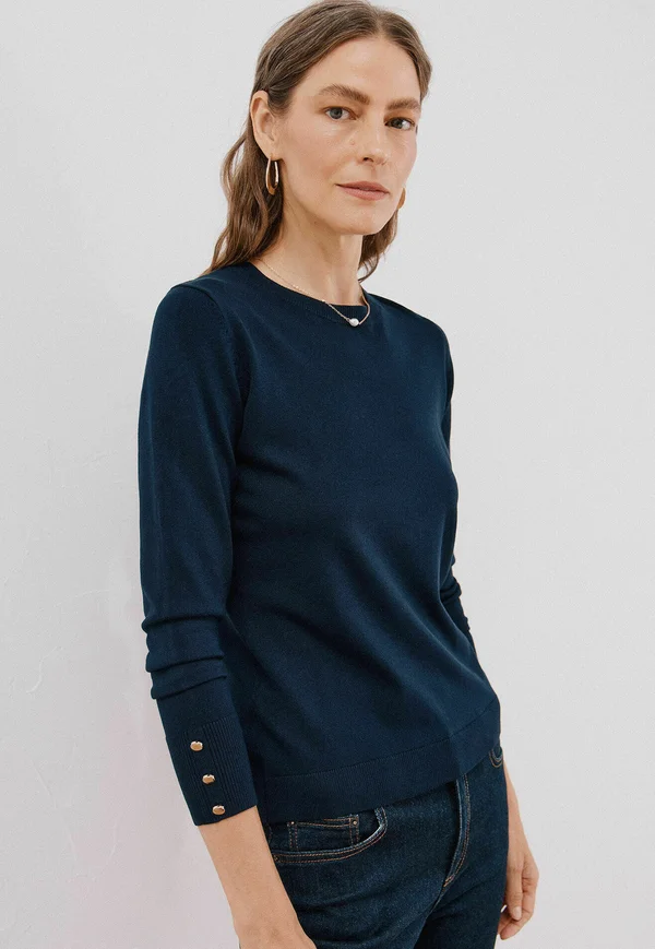 Strickpullover - dark blue