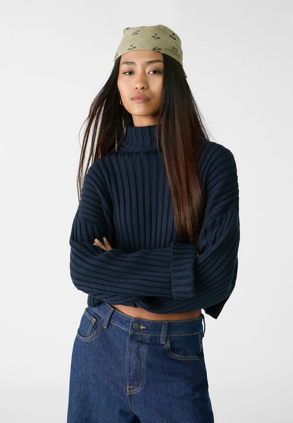 Strickpullover - dark blue