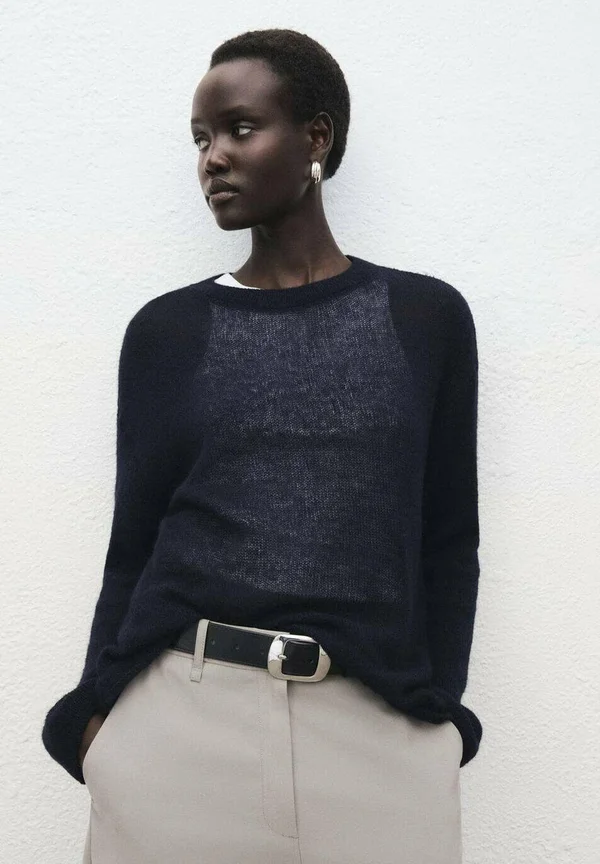 Strickpullover - dark blue