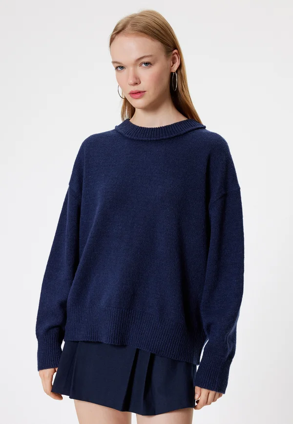 Strickpullover - dark blue