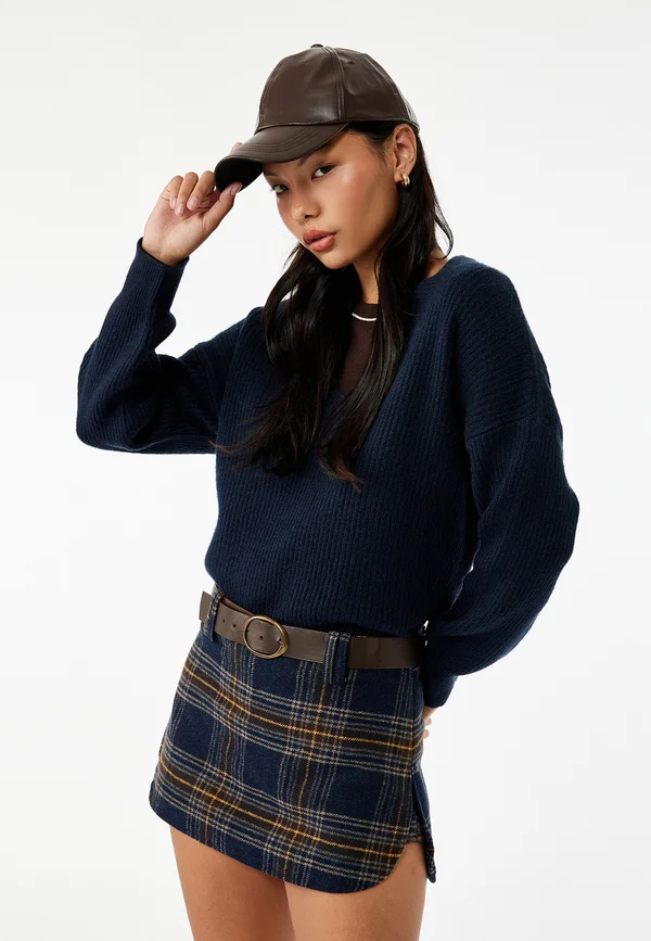 Strickpullover - dark blue