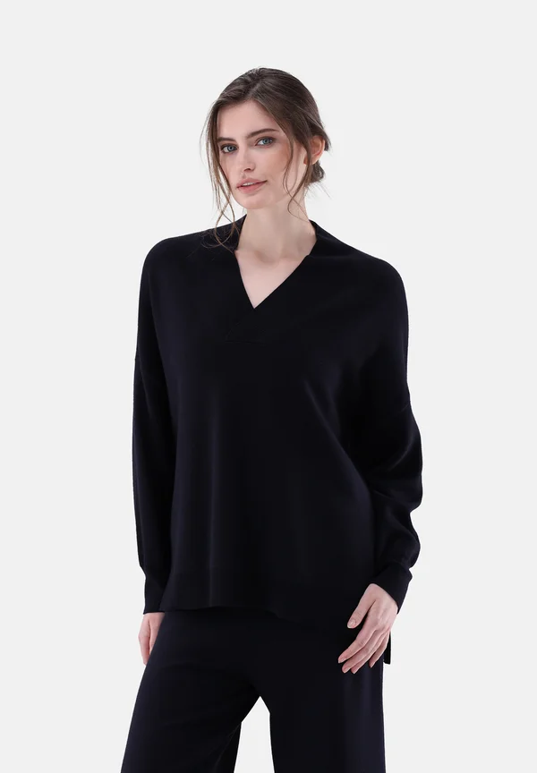 Strickpullover - dark blue