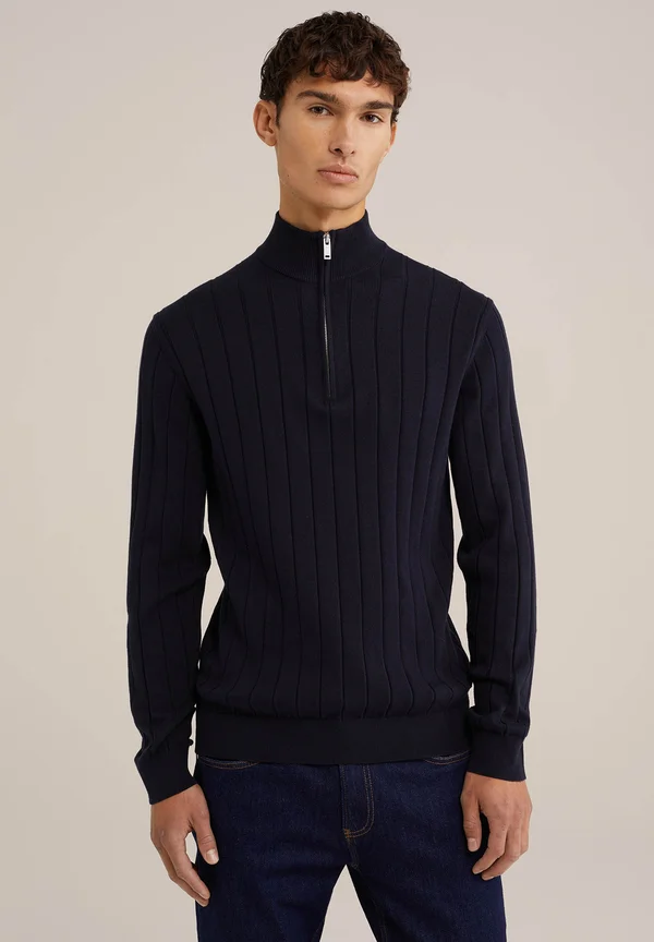 Strickpullover - dark blue