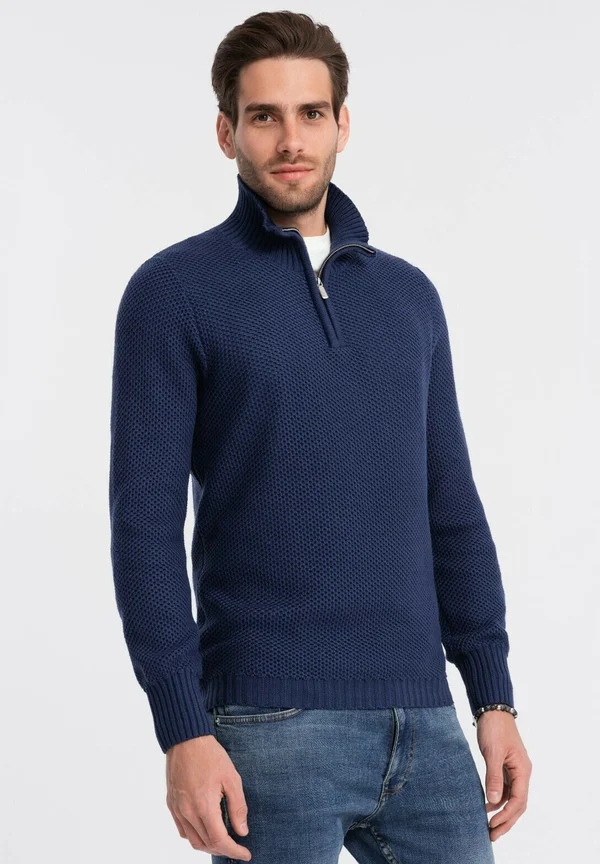Strickpullover - dark blue