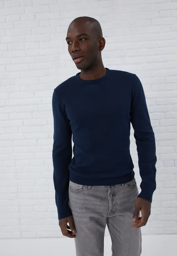 Strickpullover - dark blue