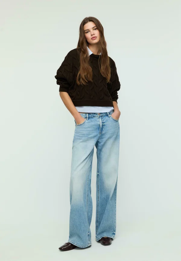 Strickpullover - dark brown