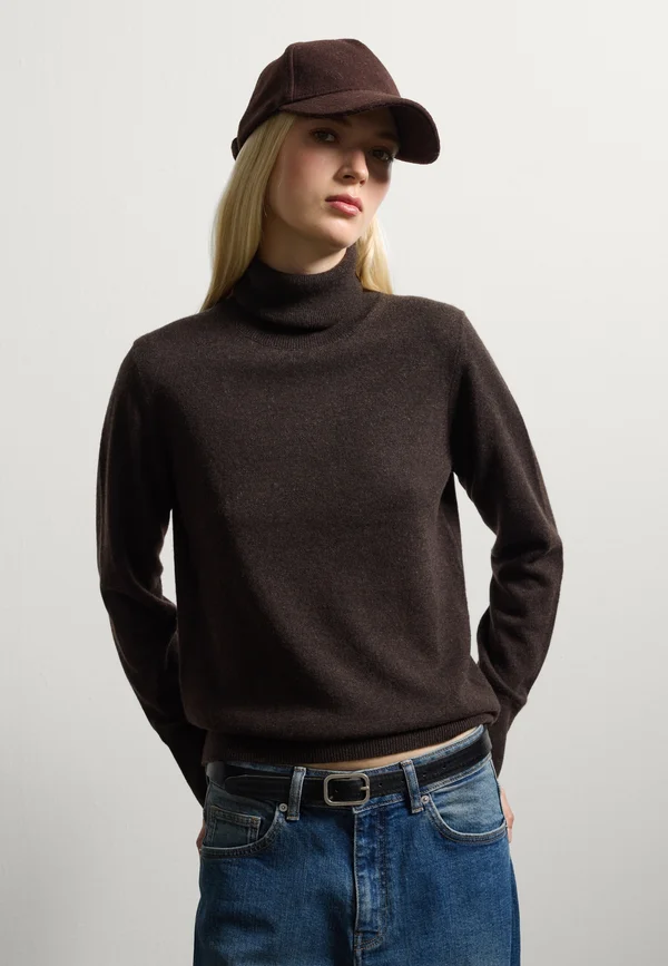 Strickpullover - dark brown