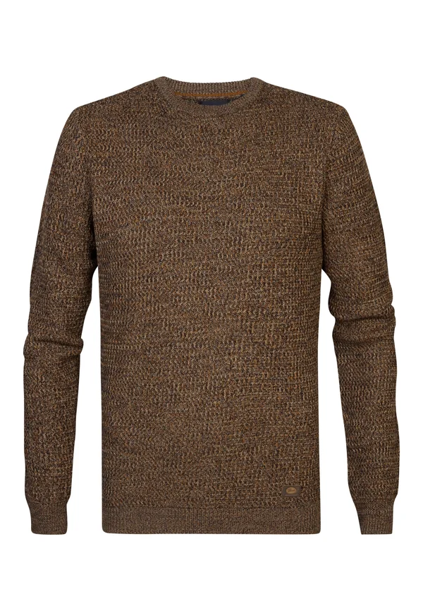 Strickpullover - dark caramel