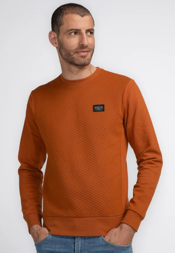 Strickpullover - dark caramel