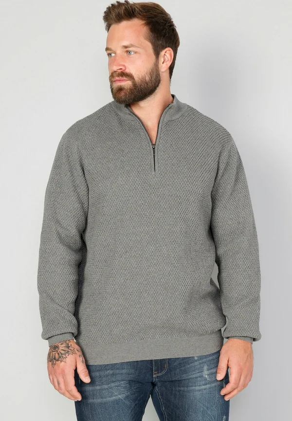 Strickpullover - dark gray