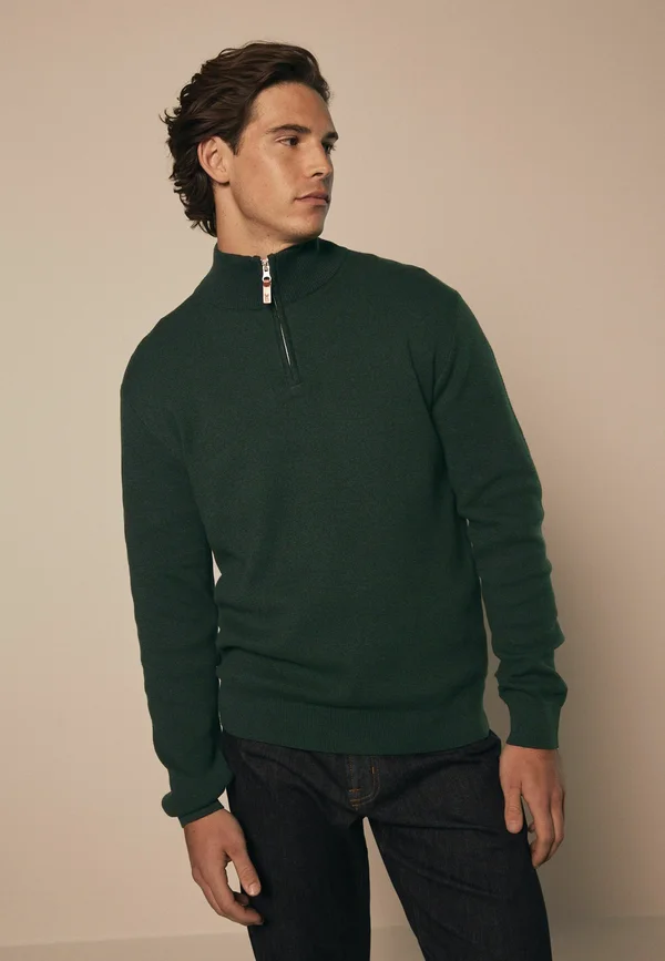 Strickpullover - dark green