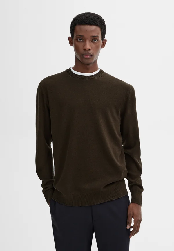 Strickpullover - dark green