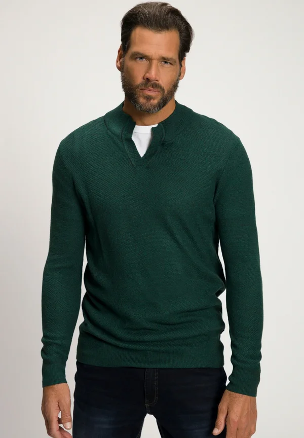 Strickpullover - dark green