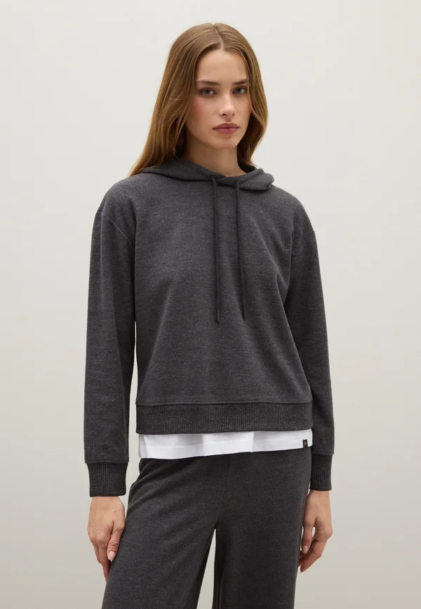 Strickpullover - dark grey marl
