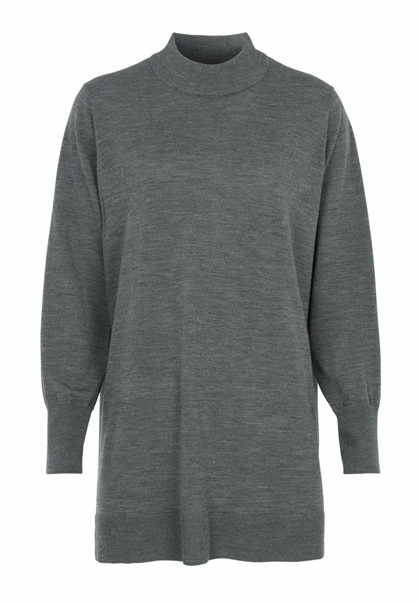 Strickpullover - dark grey melange