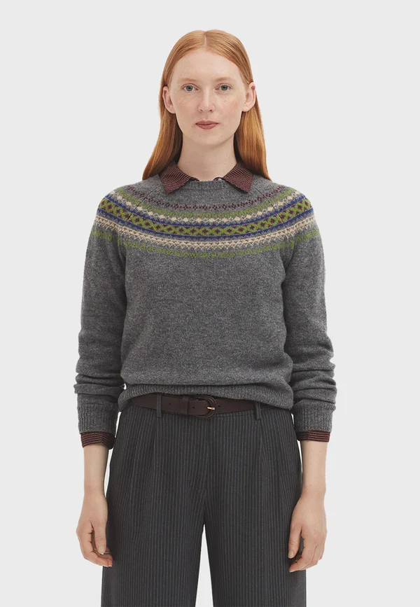 Strickpullover - dark grey