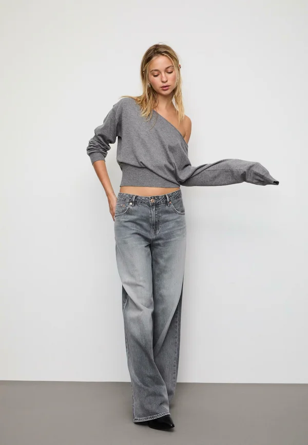 Strickpullover - dark grey