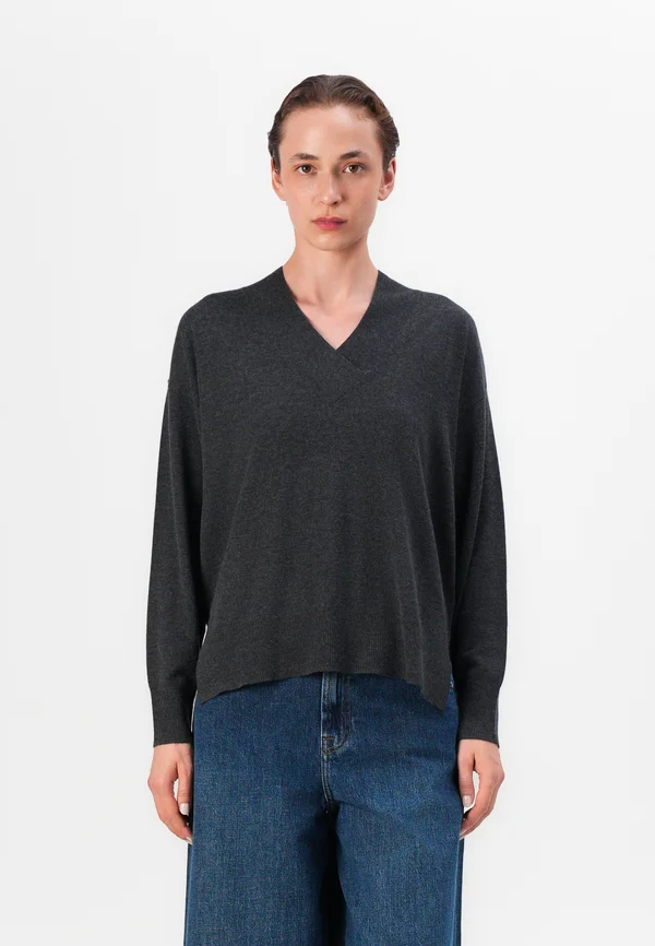 Strickpullover - dark grey