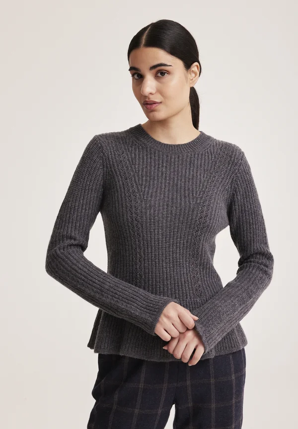 Strickpullover - dark grey