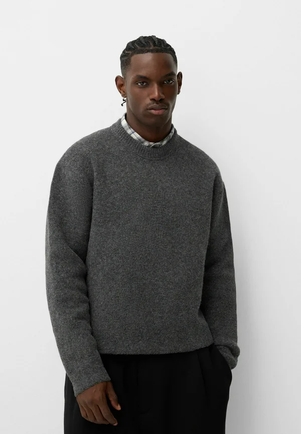 Strickpullover - dark grey