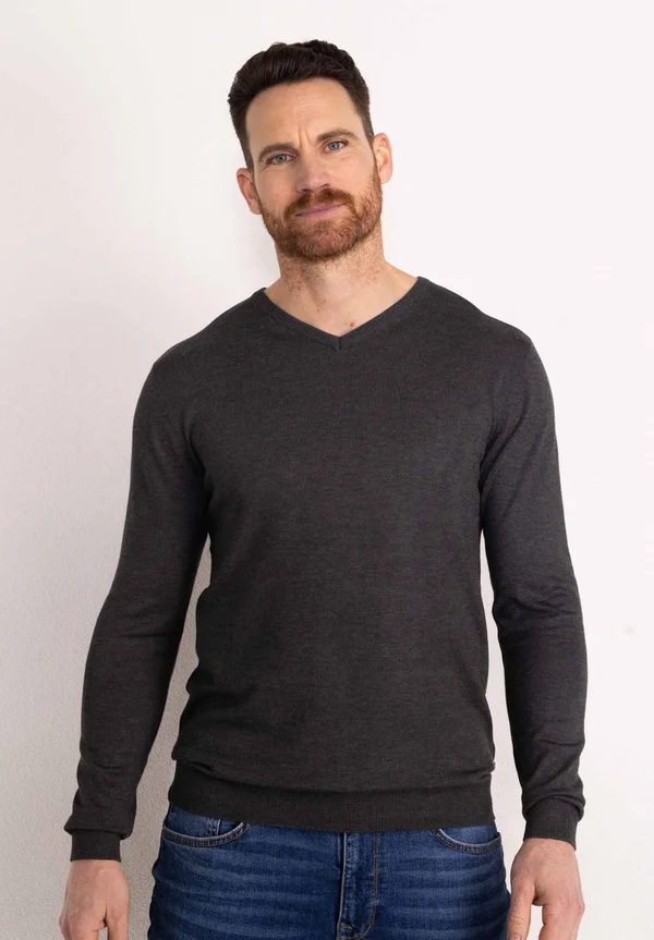 Strickpullover - dark grey