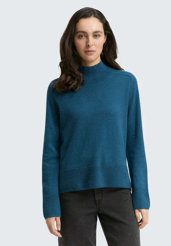 Strickpullover - dark petrol melange