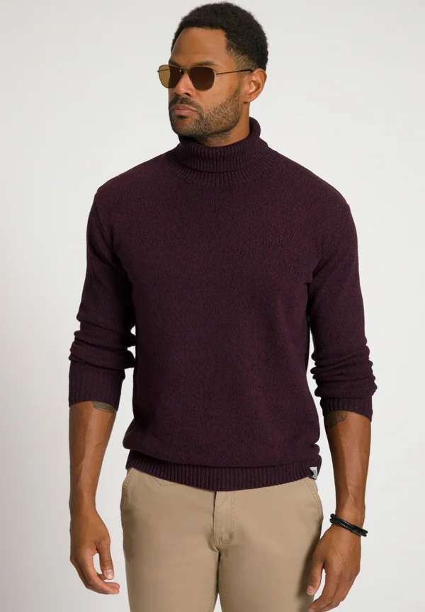 Strickpullover - dark red