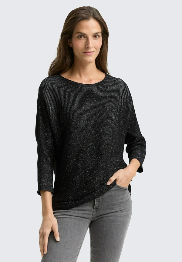 Strickpullover - deep black