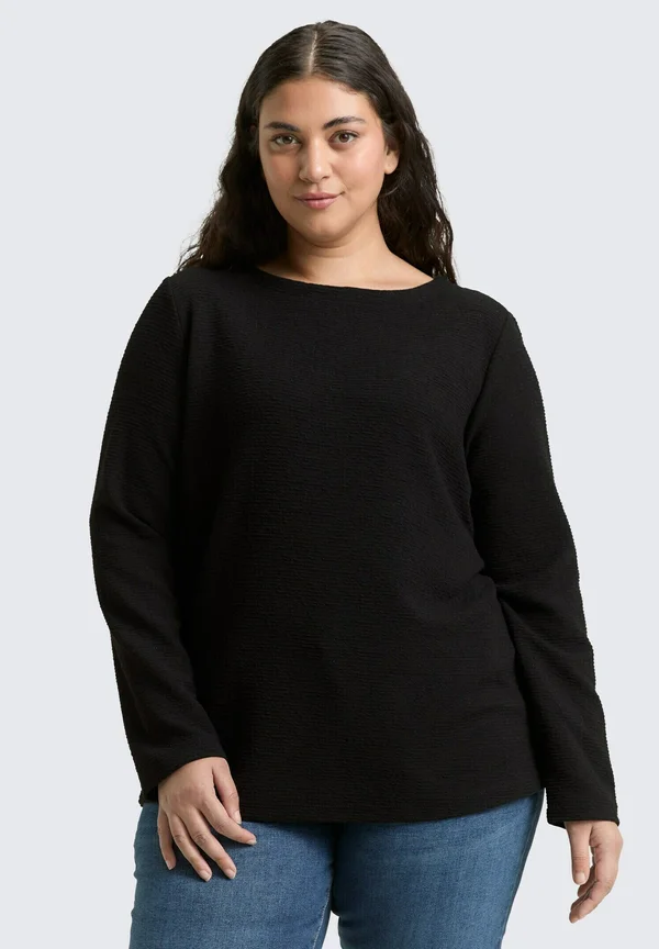 Strickpullover - deep black