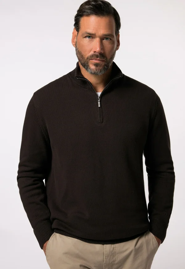 Strickpullover - deep black