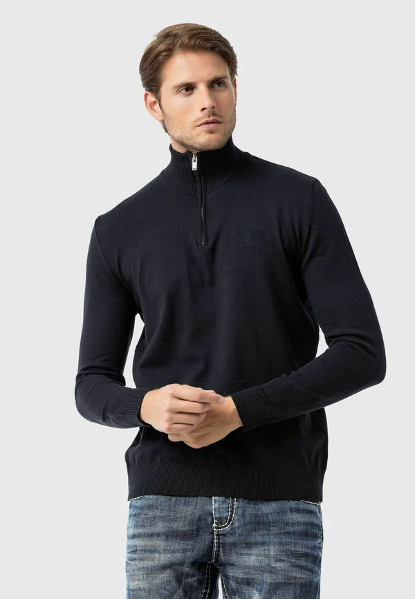 Strickpullover - dunkelblau