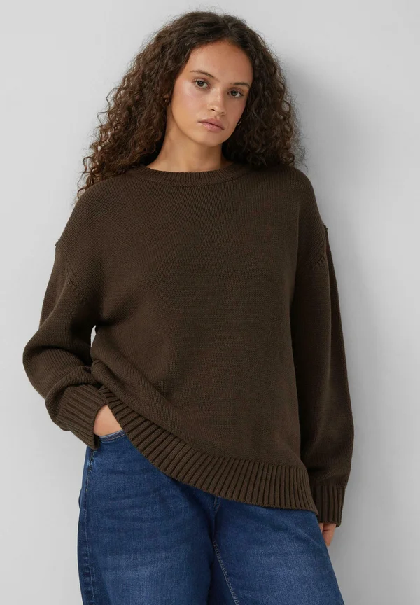 Strickpullover - dunkelbraun