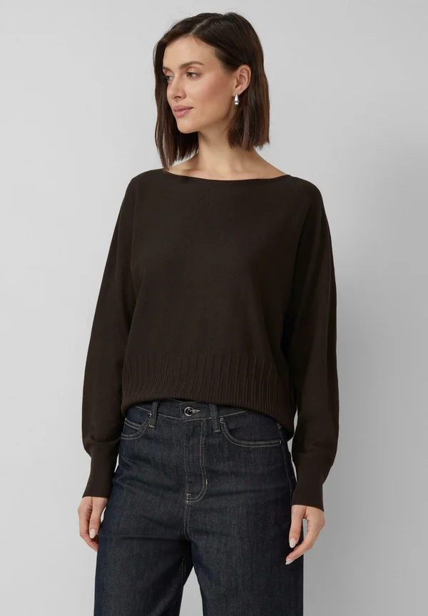 Strickpullover - dunkelbraun