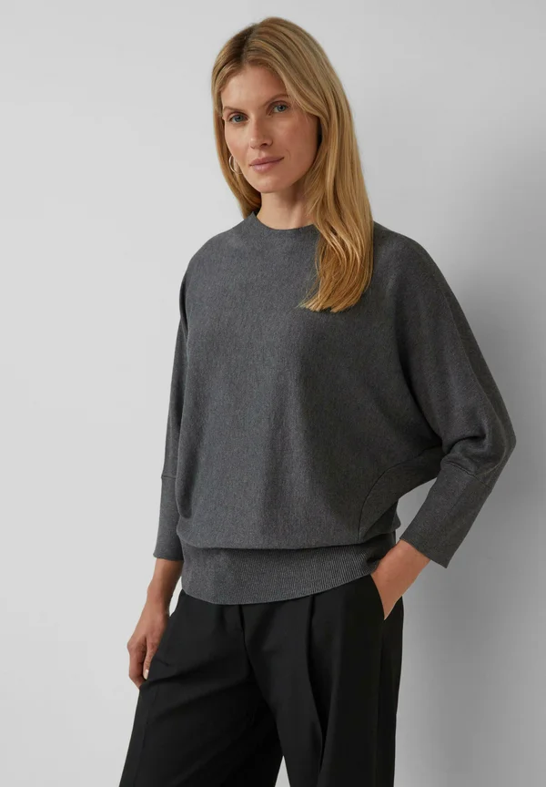 Strickpullover - dunkelgrau