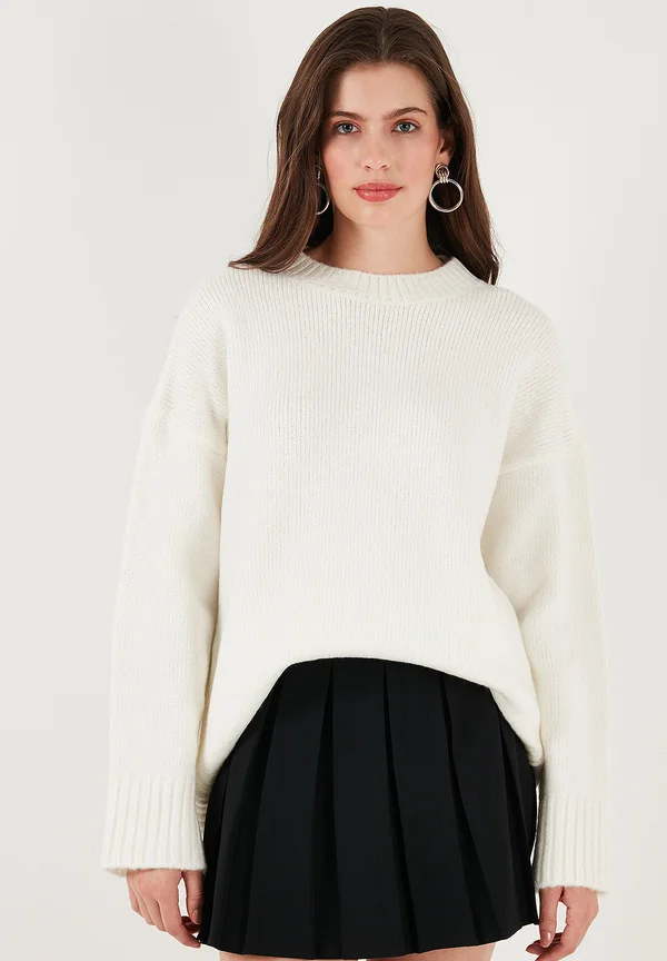 Strickpullover - ecru