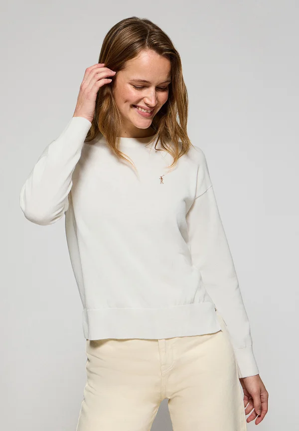 Strickpullover - ecru